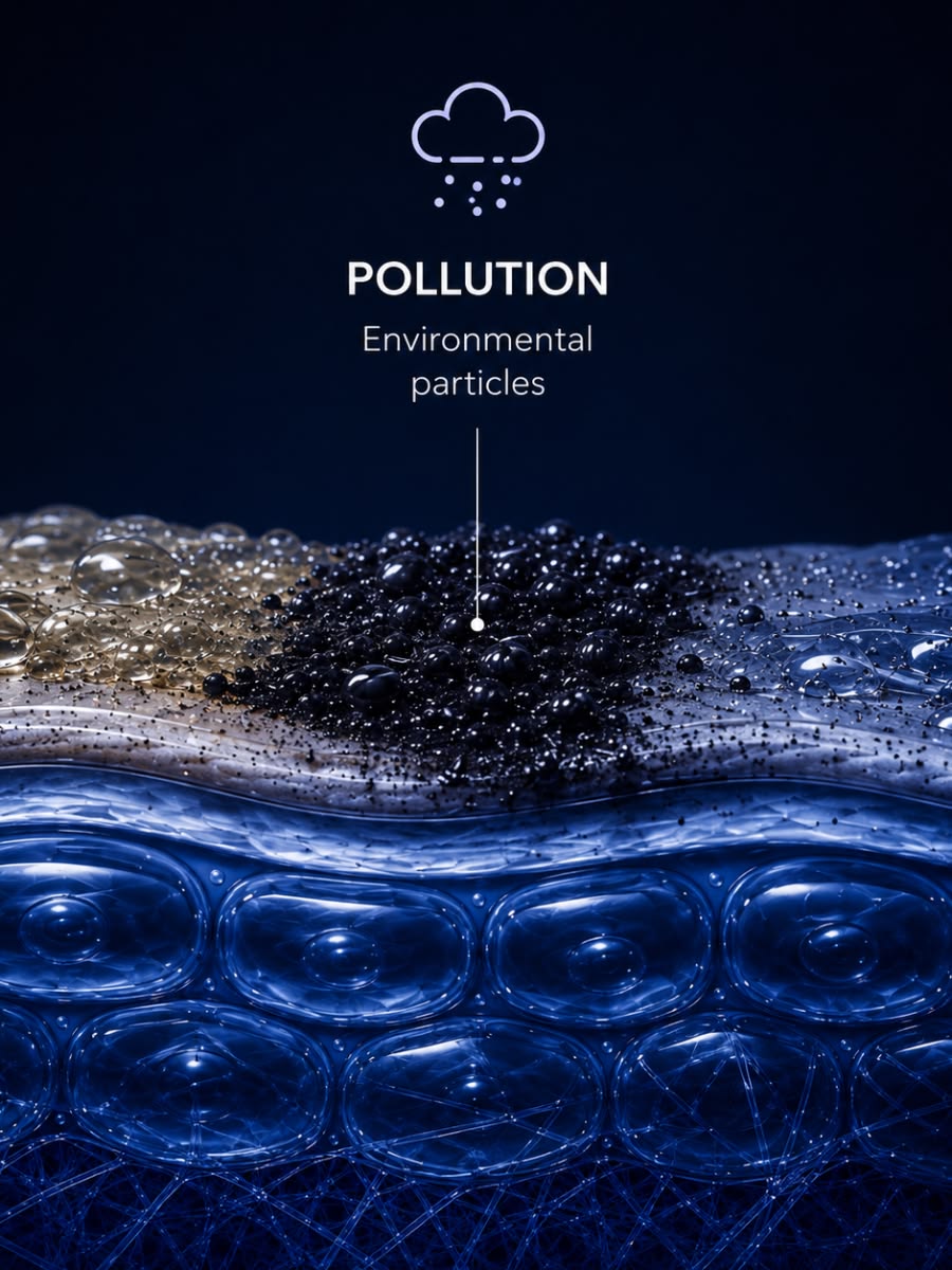 Pollution and your skin: the PM2.5 problem.